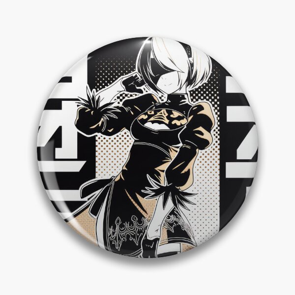Item preview, 2B Cute Duotone Poster  designed and sold by AnimeArsenalPrints.