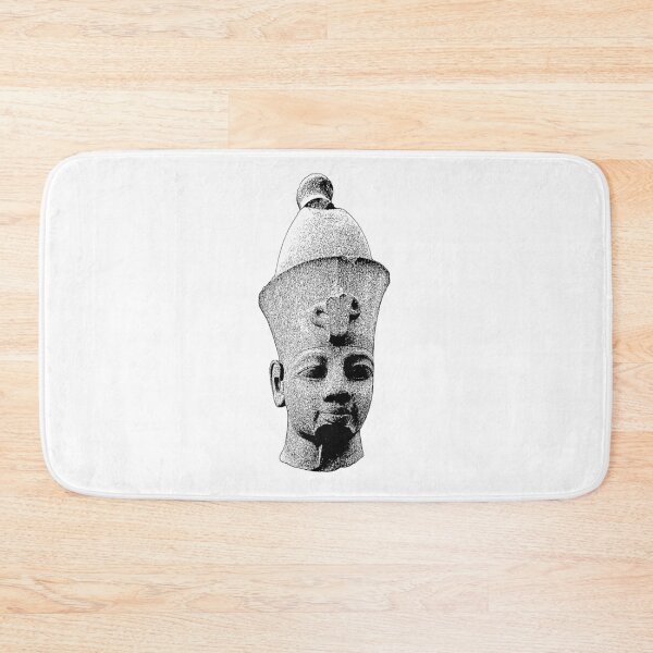 Item preview, Pen and ink sketch of a granite head of an ancient egyptian  pharaoh designed and sold by stevepaint.