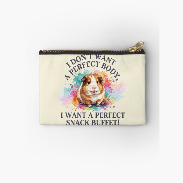 Item preview, I Don't Want A Perfect Body I Want A Perfect Snack Buffet Guinea Pig designed and sold by chriswo-design.