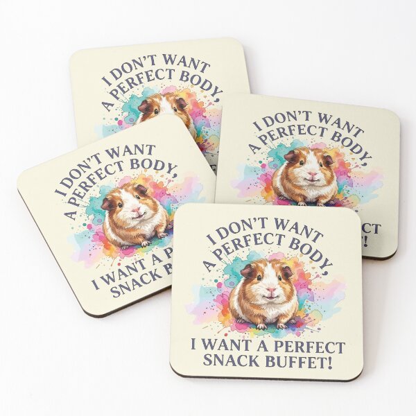 Item preview, I Don't Want A Perfect Body I Want A Perfect Snack Buffet Guinea Pig designed and sold by chriswo-design.