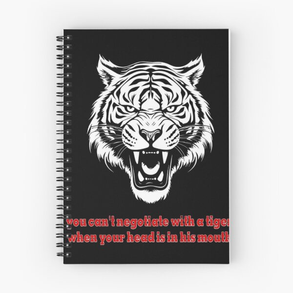 Item preview, You Can't Negotiate With A Tiger - Bold Tiger Art Streetwear designed and sold by 101-Stor.