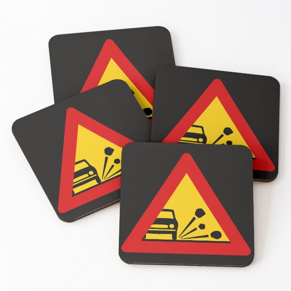 Item preview, Loose Gravel (Steinkast) - Icelandic Road Signs designed and sold by Signs of Iceland.