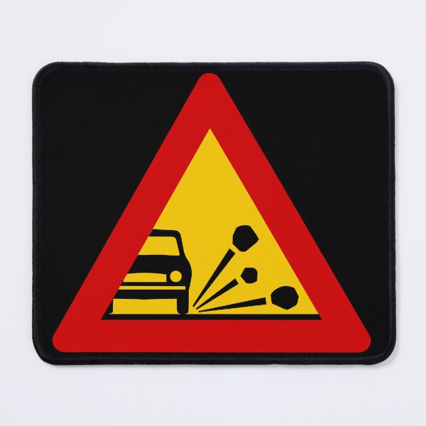 Item preview, Loose Gravel (Steinkast) - Icelandic Road Signs designed and sold by Signs of Iceland.