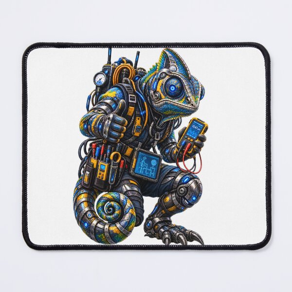 Item preview, Steel Chameleon – Industrial Electrical Technician designed and sold by SteelCoat Studio.