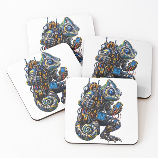 Item preview, Steel Chameleon – Industrial Electrical Technician designed and sold by SteelCoat Studio.