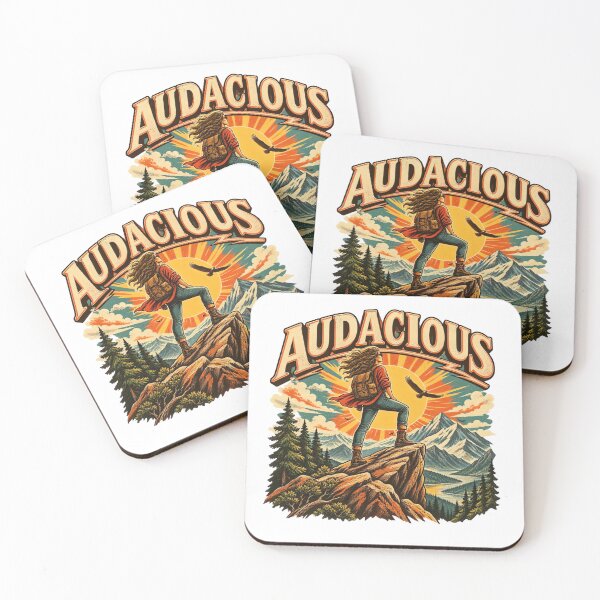 Item preview, Audacious Vintage Hiking Adventure Retro Mountain Explorer designed and sold by urbinet.