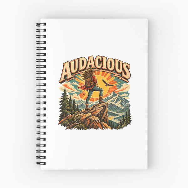 Item preview, Audacious Vintage Hiking Adventure Retro Mountain Explorer designed and sold by urbinet.