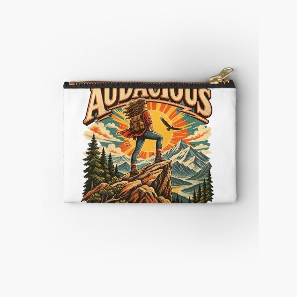 Item preview, Audacious Vintage Hiking Adventure Retro Mountain Explorer designed and sold by urbinet.