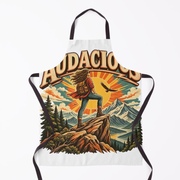 Item preview, Audacious Vintage Hiking Adventure Retro Mountain Explorer designed and sold by urbinet.