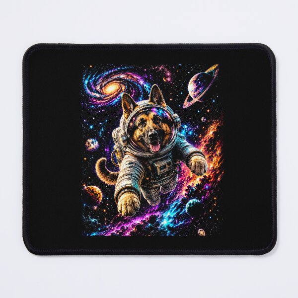 Item preview,  Cosmic German Shepherd Dog Astronaut Galaxy Adventure | Colorful Space Fantasy Art designed and sold by SOUFIANE1991.