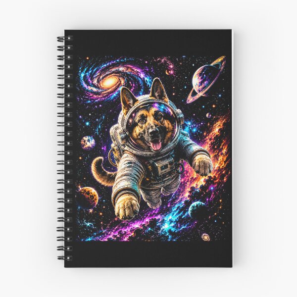 Item preview,  Cosmic German Shepherd Dog Astronaut Galaxy Adventure | Colorful Space Fantasy Art designed and sold by SOUFIANE1991.