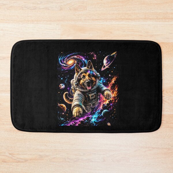 Item preview,  Cosmic German Shepherd Dog Astronaut Galaxy Adventure | Colorful Space Fantasy Art designed and sold by SOUFIANE1991.