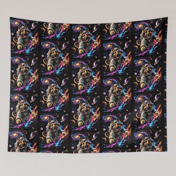 Item preview,  Cosmic German Shepherd Dog Astronaut Galaxy Adventure | Colorful Space Fantasy Art designed and sold by SOUFIANE1991.