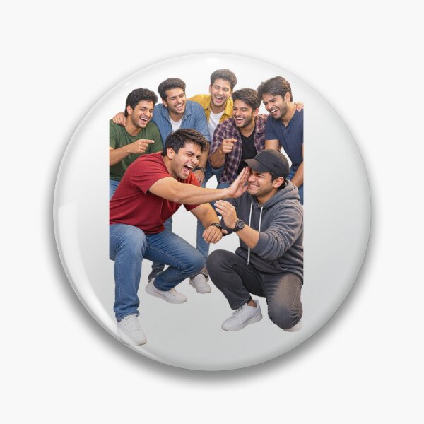 Item preview, Friends Laughing Together – Funny Friendship Coffee Hangout Group designed and sold by Prince Tripathi .