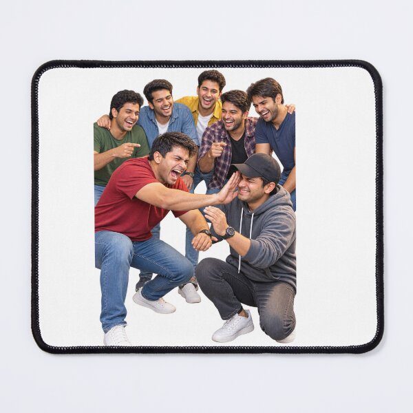Item preview, Friends Laughing Together – Funny Friendship Coffee Hangout Group designed and sold by Prince Tripathi .