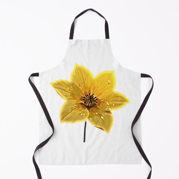 Item preview, Vibrant Yellow Flower - Bright Glowing Botanical Flower Graphic Design designed and sold by Aedition.