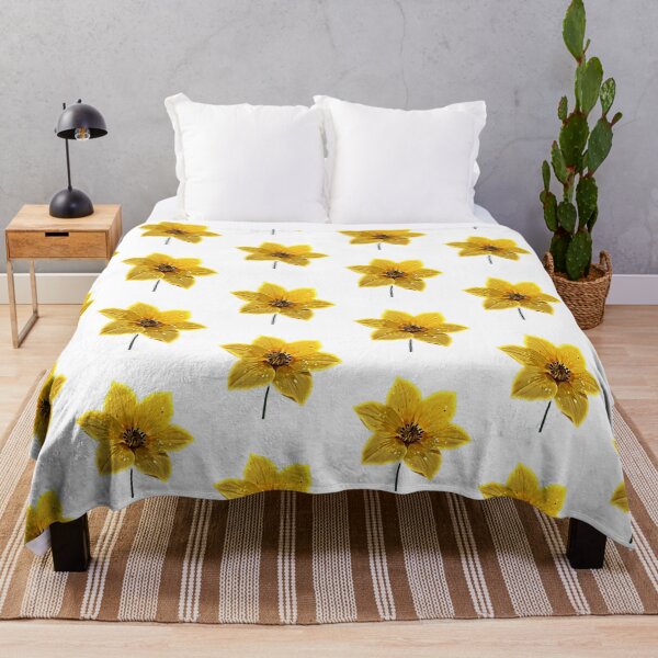 Item preview, Vibrant Yellow Flower - Bright Glowing Botanical Flower Graphic Design designed and sold by Aedition.