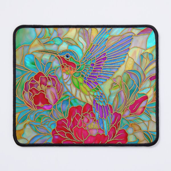 Item preview, Hummingbird Among Blooming Flowers designed and sold by MargaretWiktor.