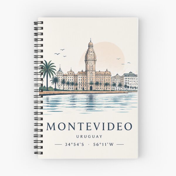 Item preview, Montevideo Coordinates Poster designed and sold by ChicClicker.
