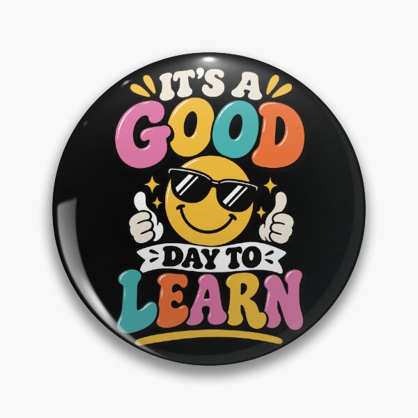 Item preview, It’s a Good Day to Learn | Retro Back to School Smiley designed and sold by Sunday.Supply.