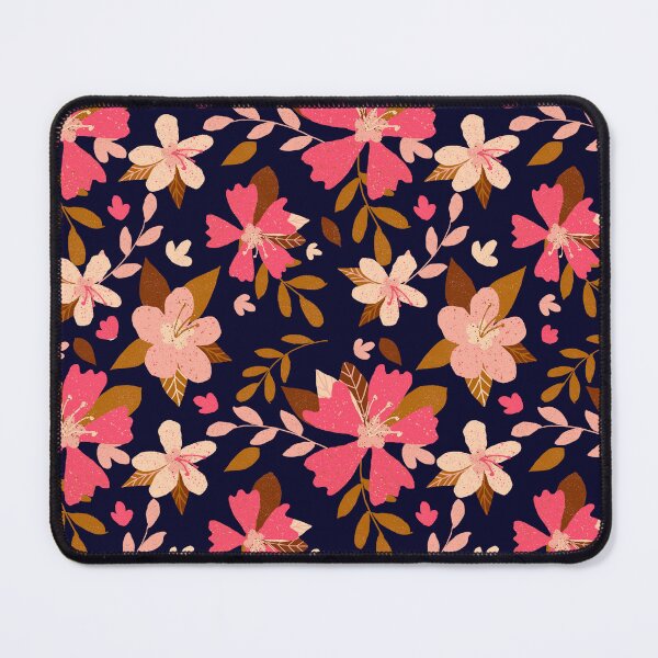 Artikelvorschau, Retro Flower Pattern / Midnight Bloom entworfen und verkauft von 7oaksArt.
