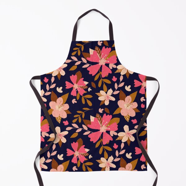 Artikelvorschau, Retro Flower Pattern / Midnight Bloom entworfen und verkauft von 7oaksArt.
