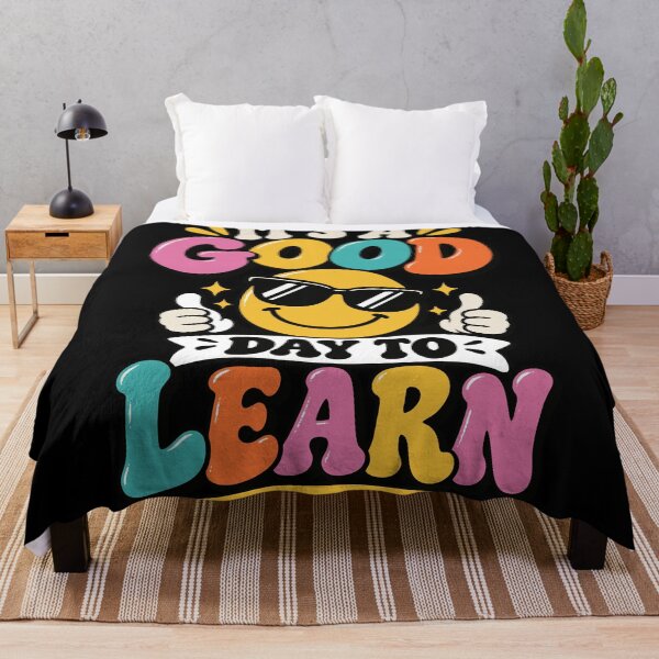 Item preview, It’s a Good Day to Learn | Retro Back to School Smiley designed and sold by Sunday.Supply.