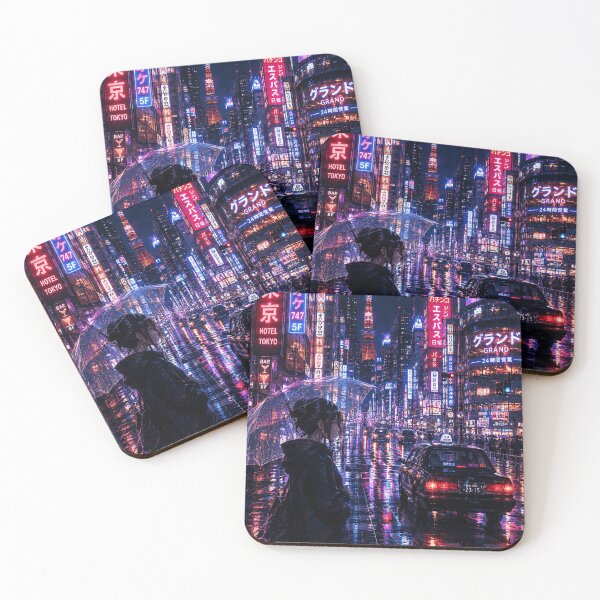 Item preview, Anime Tokyo Rain - City Lights designed and sold by CzipipitoStudio.