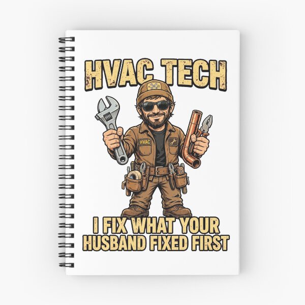 Item preview, Funny HVAC Tech Shirt - I Fix What Your Husband Fixed First designed and sold by PrettyCrypt.