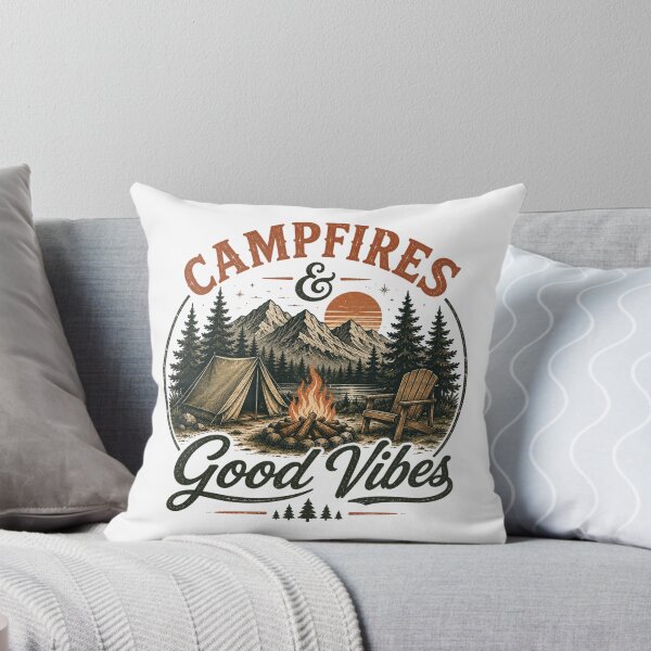 Item preview, Campfires & Good Vibes designed and sold by Side Quest Co..