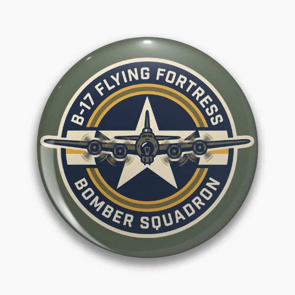Item preview, B-17 Flying Fortress Bomber Squadron WW2 Military Aviation Patch designed and sold by KiwiRider.