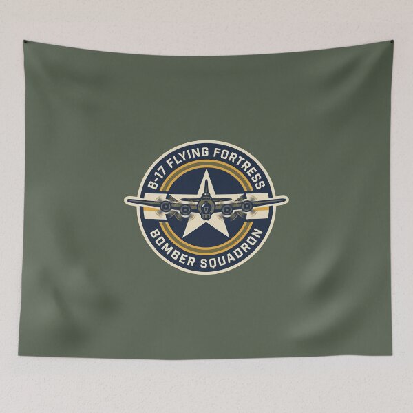 Item preview, B-17 Flying Fortress Bomber Squadron WW2 Military Aviation Patch designed and sold by KiwiRider.