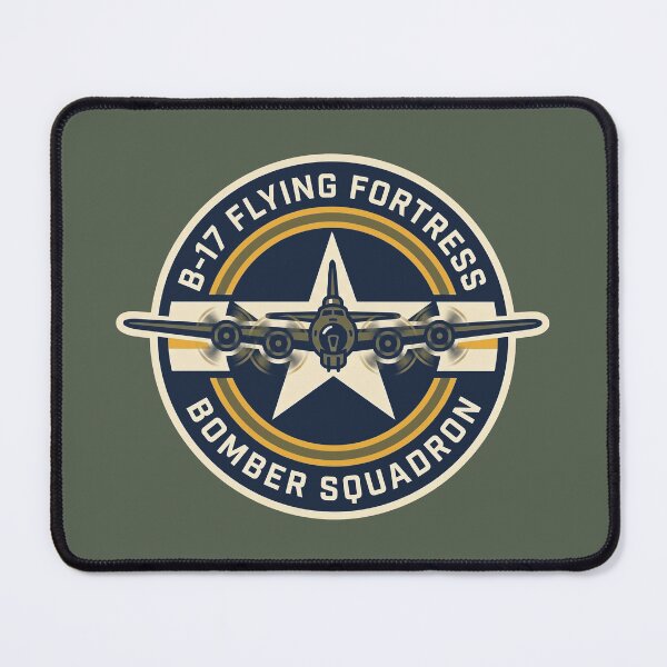 Item preview, B-17 Flying Fortress Bomber Squadron WW2 Military Aviation Patch designed and sold by KiwiRider.