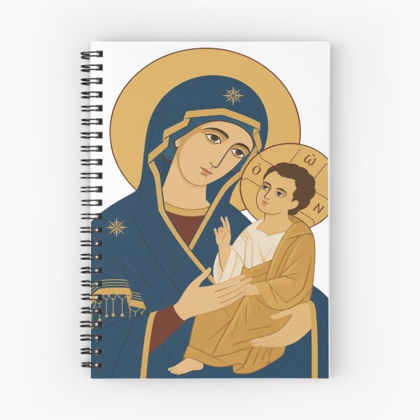 Item preview, Virgin Mary and Child – Sacred Christian Icon Religious Art designed and sold by Sheen-designs.