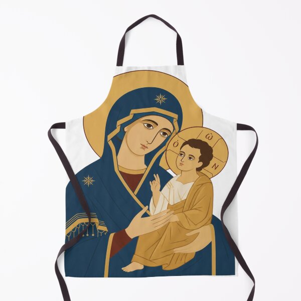 Item preview, Virgin Mary and Child – Sacred Christian Icon Religious Art designed and sold by Sheen-designs.