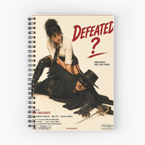 Item preview, Defeated? – Zorro Vintage Grindhouse Fan Art designed and sold by obstinator.