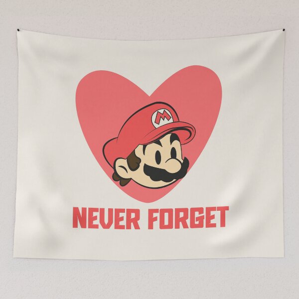 Item preview, Never Forget Nostalgic Video Game Illustration designed and sold by beboplab.