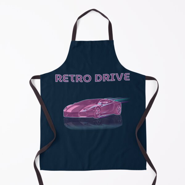 Item preview, Retro Drive Supercar Synthwave Outrun designed and sold by ZJDesignsArt.