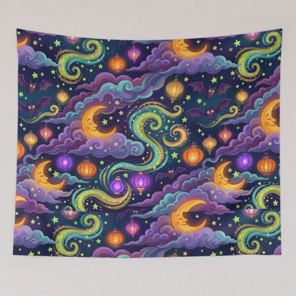 Item preview, Whimsical Sky Pattern | Witchy  designed and sold by Her-XP.