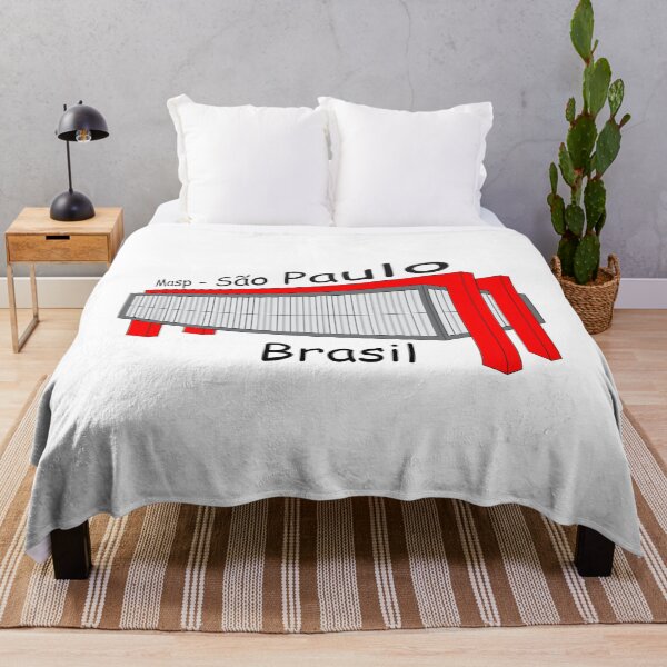 Item preview, Masp Sao Paulo Brasil - Modern Art Museum Red Architecture Landmark designed and sold by City Tour Collection.
