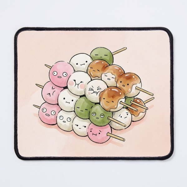 Item preview, Cute Japanese Dango Skewers Kawaii Sweet Illustration designed and sold by DuckOddity.