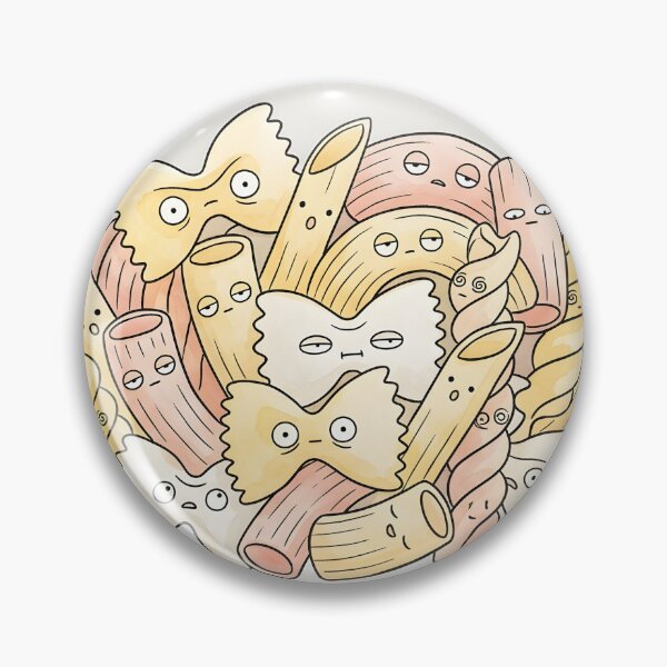 Item preview, Cute Short Pasta Shapes Kawaii Italian Food designed and sold by DuckOddity.