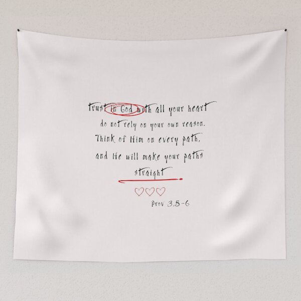 Item preview, Trust in the Lord - Christian T-Shirt with Bible Verse designed and sold by I'm Magdalena .