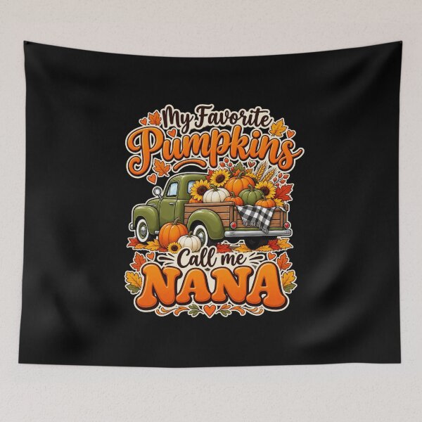 Item preview, My Favorite Pumpkins Call Me Nana, Nana Pumpkin Family  Grandma Fall Autumn Season Keyword  designed and sold by Teeture.