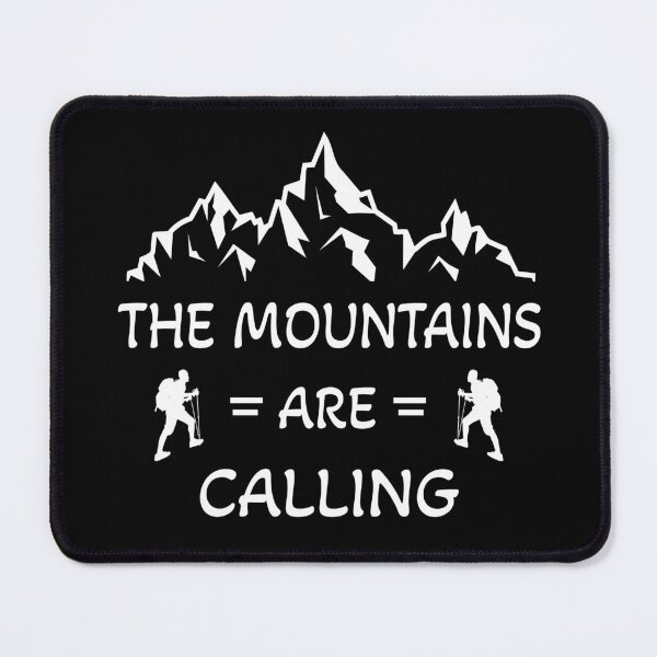 Item preview, The Mountains Are Calling Hiker Design designed and sold by GetGoodFit.