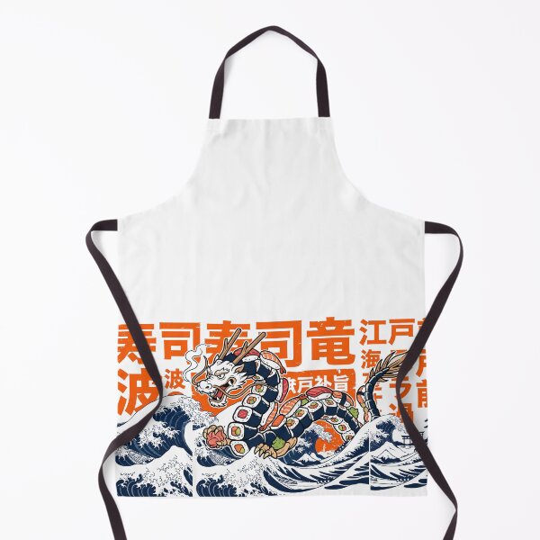 Item preview, Sushi Dragon Japanese Wave Graphic T-Shirt designed and sold by fowzi shokri.