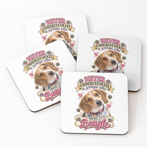 Item preview, Never Underestimate a Woman Who Owns a Beagle  designed and sold by CIW78.