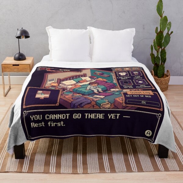Item preview, Depression Quest Retro Video Game Pixel Art Mental designed and sold by LunaMarkos.