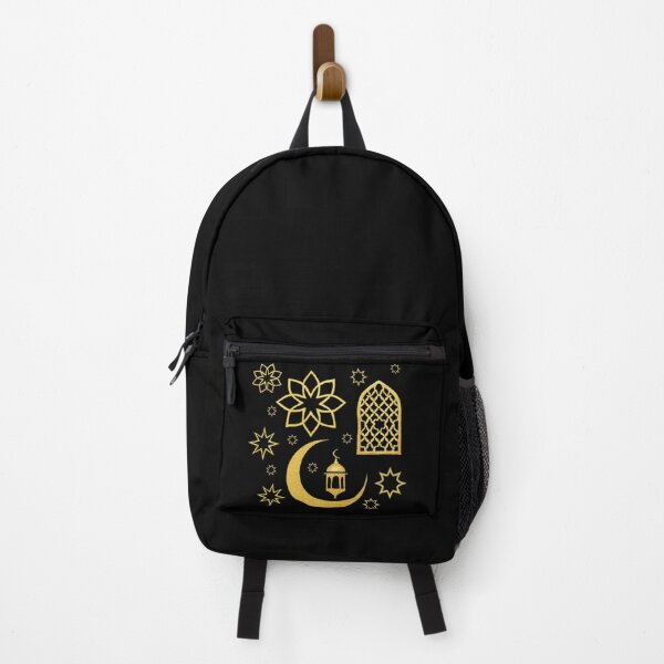 Item preview, Golden Ramadan Crescent & Lantern (V.2) - Islamic Star Art designed and sold by D-Islamic.