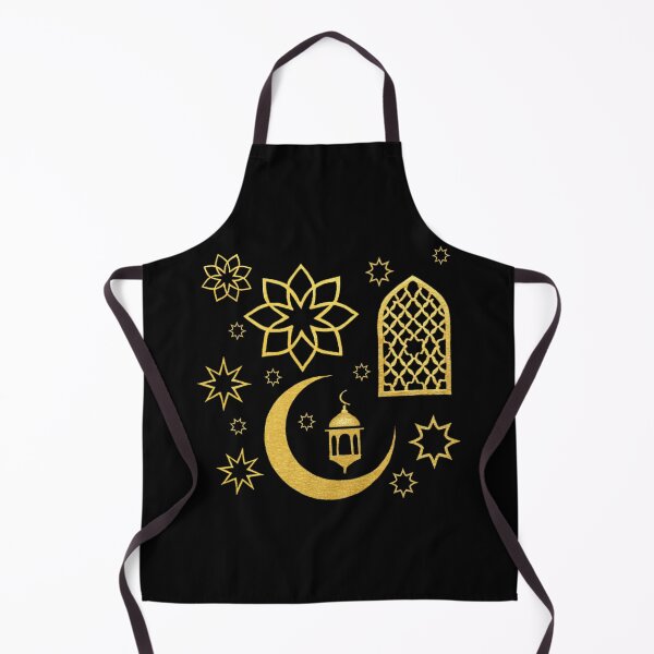 Item preview, Golden Ramadan Crescent & Lantern (V.2) - Islamic Star Art designed and sold by D-Islamic.